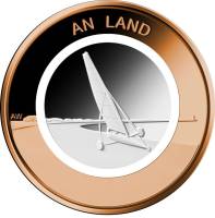 (2020g) Монета Германия (ФРГ) 2020 год 10 евро "На земле"  Вставка из полимера Биметалл  UNC