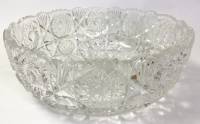 Салатник круглый 25 см хрусталь