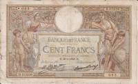 (№1929P-78b.6) Банкнота Франция 1929 год "100 Francs" (Подписи: L)