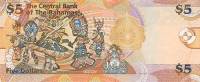  Банкнота Багамские острова 2013 год 5     UNC