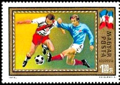 (1972-027) Марка Венгрия &quot;Югославия&quot; ,  III O