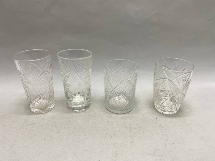 Стаканы хрусталь 4 шт