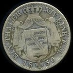(№1850km1175) Монета Германия (Фридрих Август - Ф) 1850 год 1 Thaler (Фридрих Август - Ф)