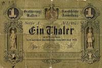 (№1870P-S720) Банкнота Германия 1870 год "1 Thaler"