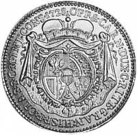 (№1728fr9) Монета Лихтенштейн 1728 год 1 Ducat