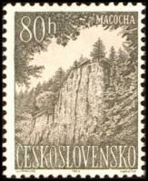 (1963-045) Марка Чехословакия "Горы Мацоха"    Природа III Θ