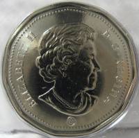 (1935) Монета Канада 2008 год 1 доллар   Никель  UNC