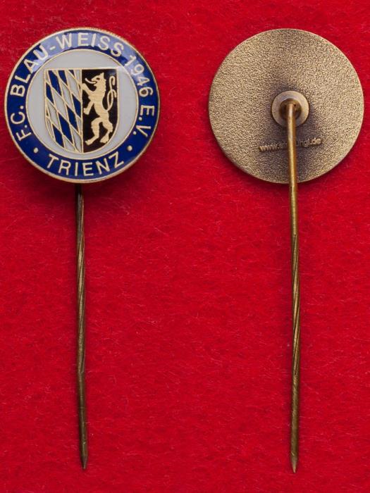 48500\181965 Значок футбольного клуба FC Blau-Wei?, Тринц, Германия