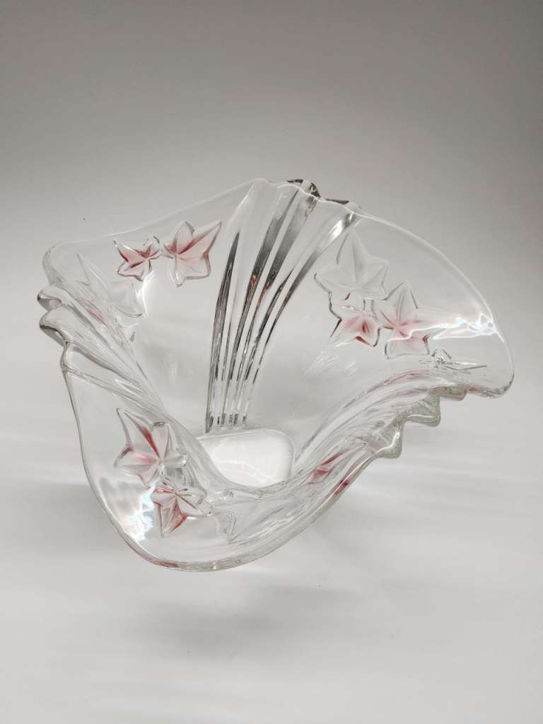 Ваза фруктовница цветное стекло Walther Glas Германия