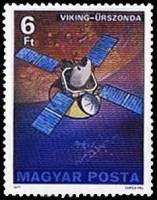(1977-056) Марка Венгрия "Викинг в космосе"    Космические исследования  II Θ
