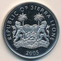 () Монета Сьерра-Леоне 2005 год 1  ""   Медь-Никель  UNC