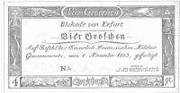 (№1813P-S1463b) Банкнота Германия 1813 год "4 Groschen"