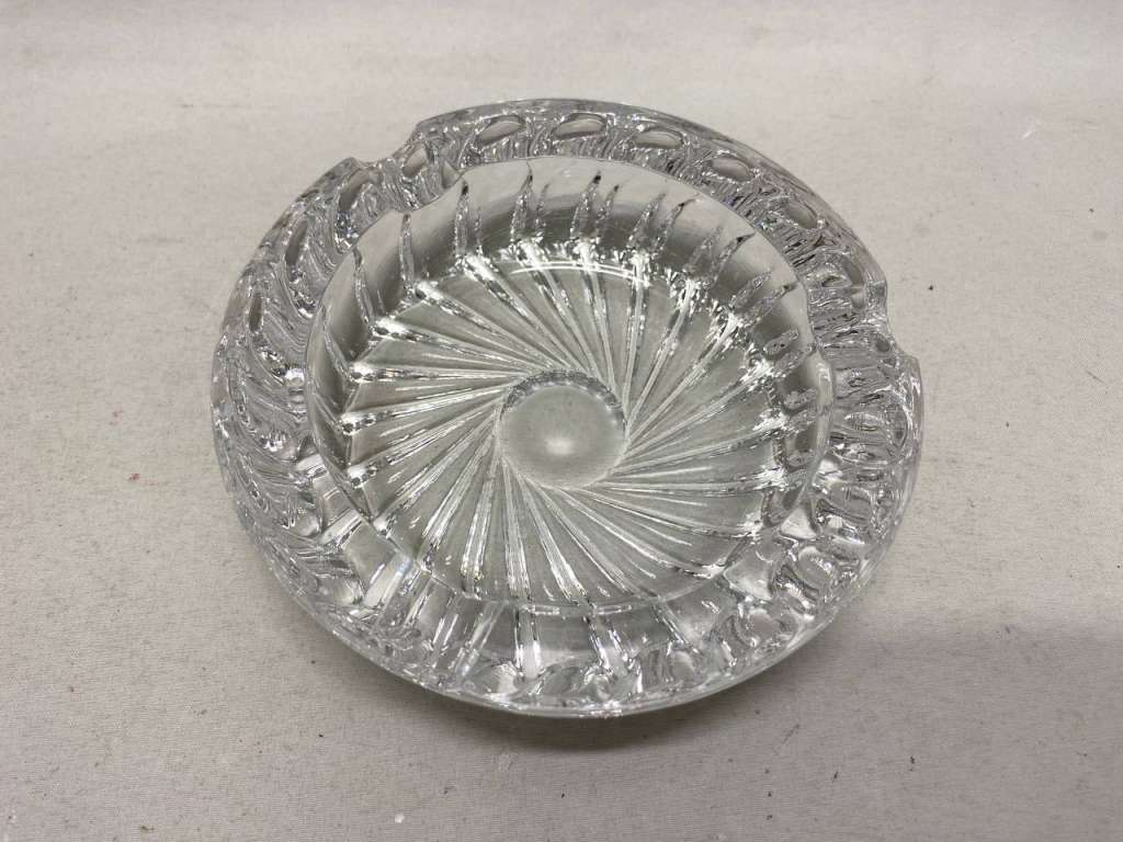 Пепельница хрусталь 14 см