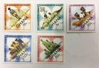 (--) Набор марок Гана "5 шт."  Негашеные  , III O