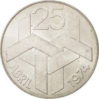 () Монета Португалия 1976 год 250 эскудо ""  Биметалл (Серебро - Ниобиум)  UNC