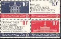 (№1974-1150) Лист марок США 1974 год "Первый Континентальный Конгресс", Гашеный