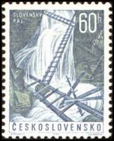 (1963-044) Марка Чехословакия "Ущелье Большой ястреб"    Природа III Θ