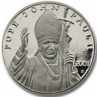 () Монета Либерия 2001 год 10 долларов ""   AU