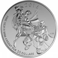 () Монета Канада 2016 год 20 долларов ""   PROOF