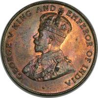(№1917km14) Монета Маврикий 1917 год 5 Cents