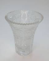 Ваза, хрусталь, высота 14 см., д-11см (сост. на фото)