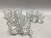 Кружка 6 шт и 6 рюмок, хрусталь