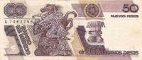 (№1992P-97a.2) Банкнота Мексика 1992 год "50 Nuevos Pesos"