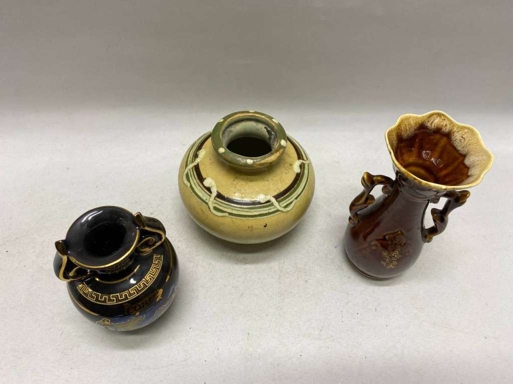 Ваза керамическая 3 шт миниатюры