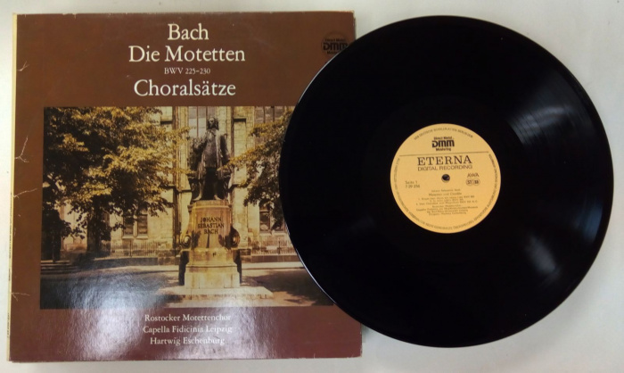 Пластинка виниловая &quot;. Bach. Die Motetten BWV 225-230 (2 пластинки)&quot; ETERNA 300 мм. (Сост. отл.)