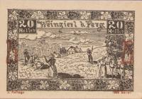 (№1920) Банкнота Австрия 1920 год "20 Heller"