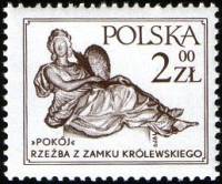 (1979-055) Марка Польша "Композиция 'Мир' (коричневая)"    Стандартный выпуск III Θ