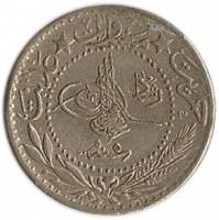 (№1909km761) Монета Турция 1909 год 20 Para