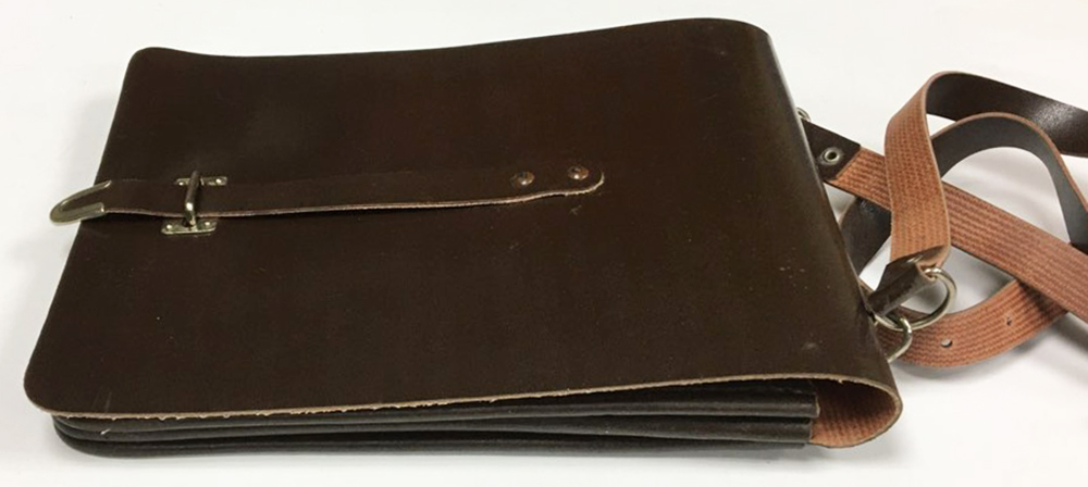 Сумка мужская военная полевая, кожзам (сост. на фото)