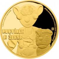 () Монета Остров Ниуэ 2016 год 5 долларов ""  Биметалл (Платина - Золото)  AU