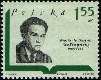 (1969-086) Марка Польша "К. И. Галчиньский"   Писатели III &Theta;