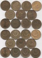 (1940-57 5 копеек 11 монет) Набор монет СССР "1940 43 46 49 50 52-57"  XF-UNC