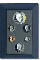 (1990s, 6 м. 1 ц. без s) Набор США 1990 год  Годовой набор  PROOF