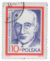 (1985-009) Марка Польша "В. Ржимовский"    Функционеры польской демократической партии II Θ