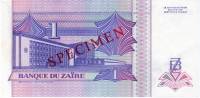 (,) Банкнота Заир 1993 год 1 новый заир "Мобуту Сесе Секо"   UNC