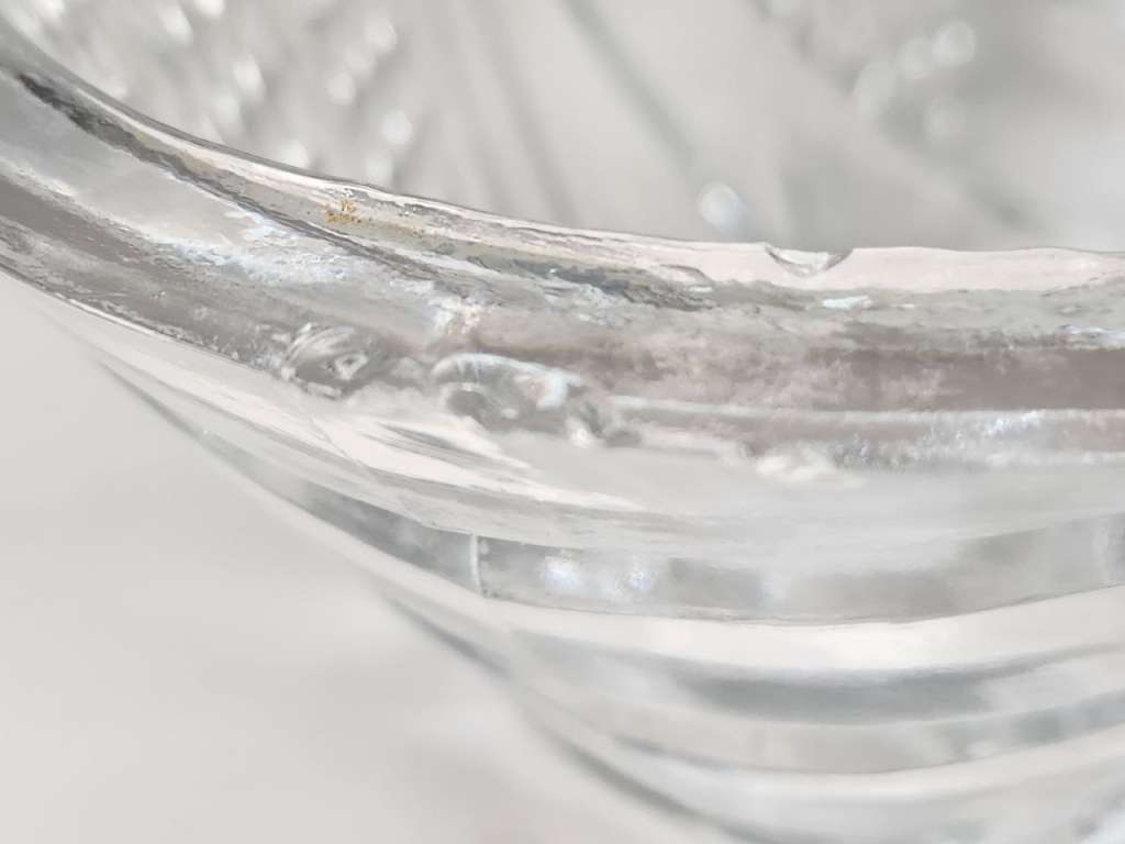 Салатники хрусталь 2 шт ладья и круглый