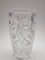 Ваза для букетов хрусталь алмазная грань СССР винтаж высота 25 см