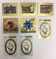 --  Набор марок Руанда 8 шт.  Негашеные , III O