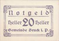 (№1920) Банкнота Австрия 1920 год "20 Heller"