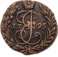 (1795) Монета Россия-Финдяндия 1795 год 1/4 копейки   Полушка Медь  UNC