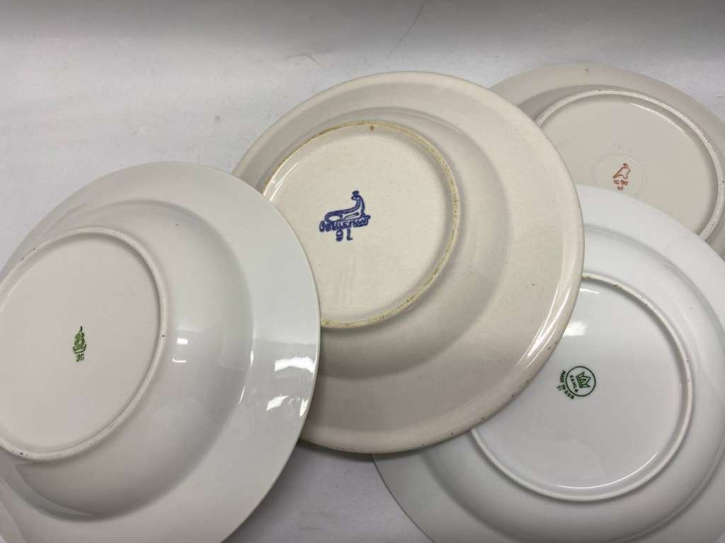 Набор тарелок 5 шт разного дизайна