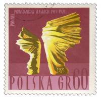(1967-037) Марка Польша "Памятник"   Памятник трем восстаниям в Катовицах III Θ