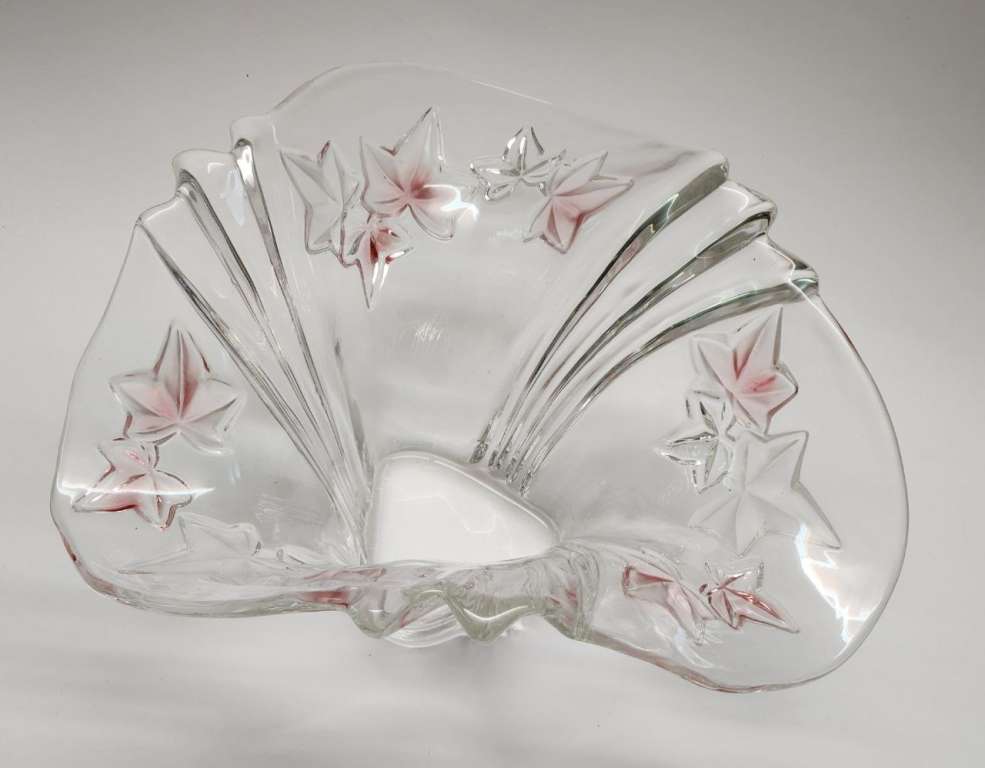 Ваза фруктовница цветное стекло Walther Glas Германия