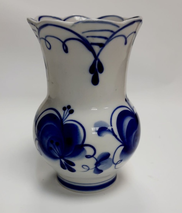 Ваза, фарфор, гжель