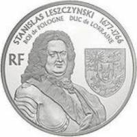 (№2007km1513) Монета Франция 2007 год 20 Euro (270th Anniv. of taking Government S. Leszczynski in