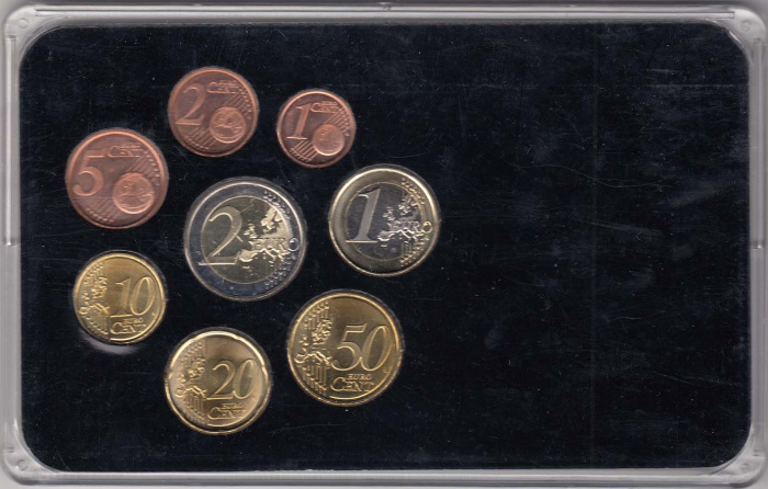 (2011, 8 монет) Набор Эстония 2011 год &quot;Годовой набор&quot;   UNC